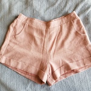 Light Pink Lined Shorts Nordstrom Size Medium
